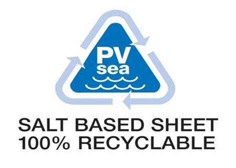 PV sea SALT BASED SHEET 100% RECYCLABLE