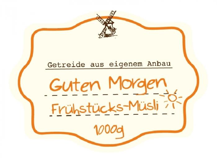 Getreide aus eigenem Anbau Guten Morgen Frühstücks-Müsli 1000g