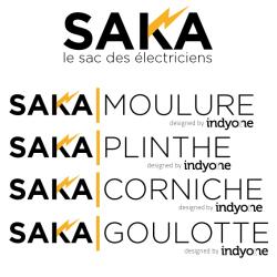 SAKA le sac des électriciens SAKA MOULURE designed by indyone SAKA PLINTHE designed by indyone SAKA CORNICHE designed by indyone SAKA GOULOTTE designed by indyone