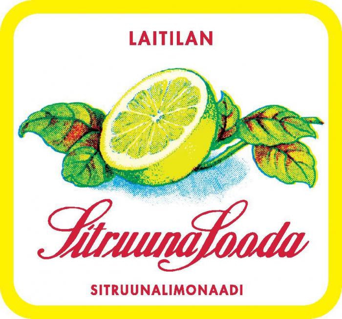 Laitilan Sitruunasooda Sitruunalimonaadi