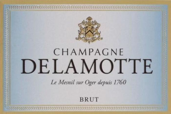 CHAMPAGNE DELAMOTTE Le Mesnil sur Oger depuis 1760 BRUT