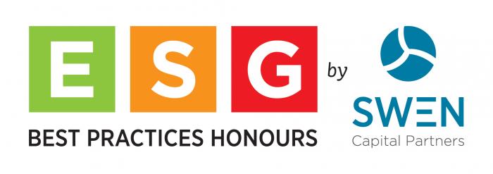 ESG BEST PRACTICES HONOURS by SWEN Capital Partners