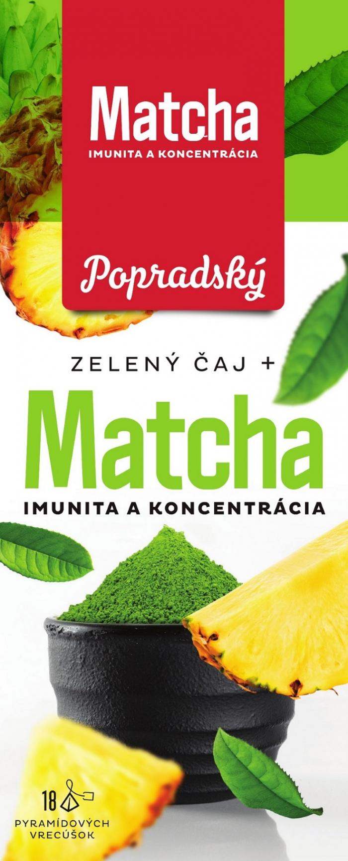 Matcha Popradský ZELENÝ ČAJ Matcha Imunita a koncentrácia