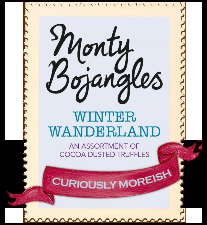 Monty Bojangles Winter Wanderland An Assortment of Cocoa Dusted Truffles Curiously Moreish