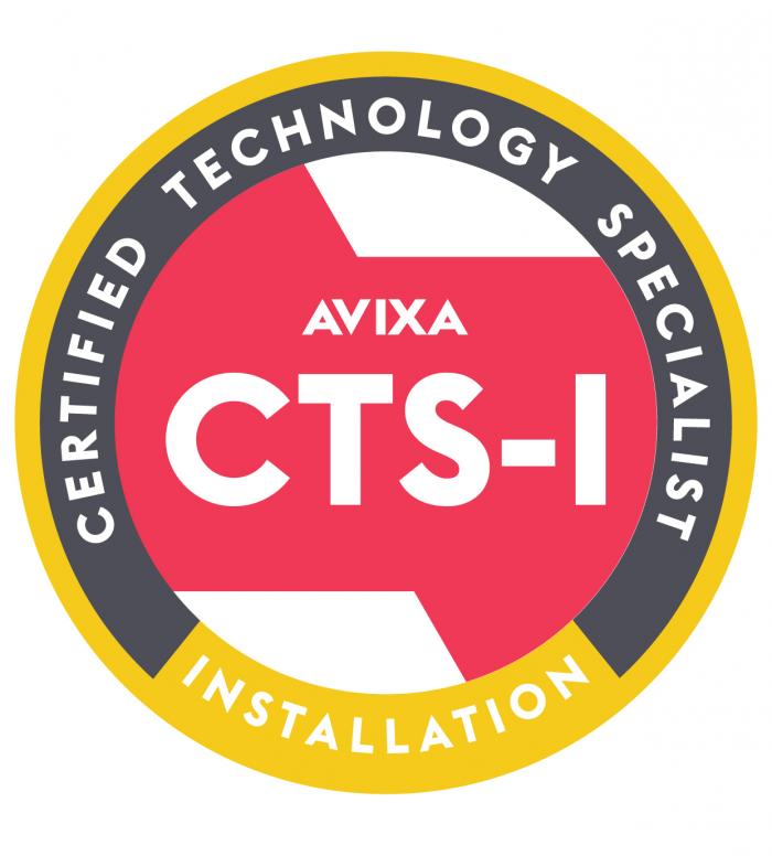 AVIXA CTS-I CERTIFIED TECHNOLOGY SPECIALIST INSTALLATION