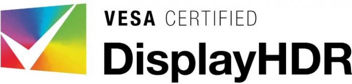 VESA CERTIFIED DisplayHDR