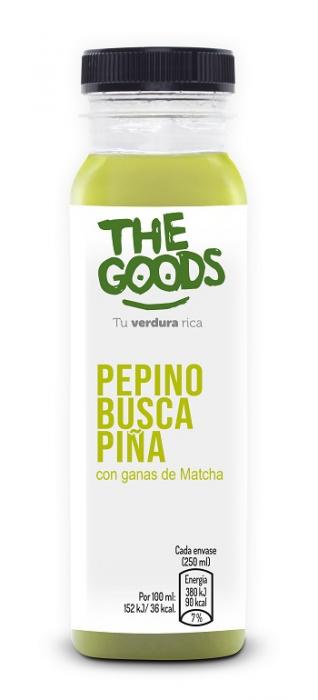 THE GOODS Tu verdura rica PEPINO BUSCA PIÑA con ganas de Matcha