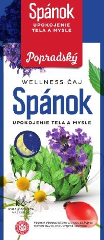 Popradský WELLNESS ČAJ Spánok UPOKOJENIE TELA A MYSLE