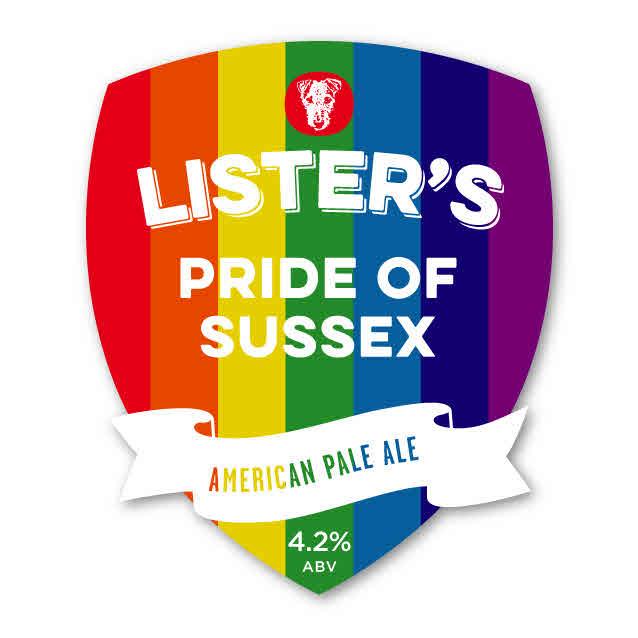 LISTER'S Pride of Sussex American Pale Ale 4.2% ABV