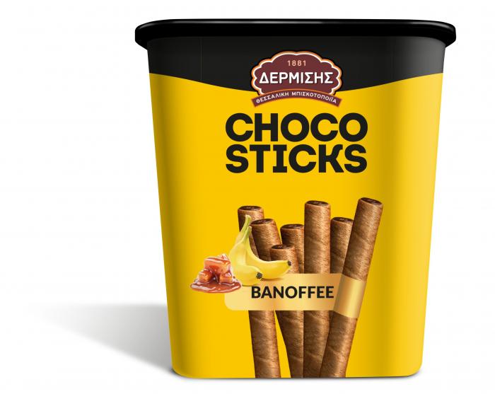 1881 ΔΕΡΜΙΣΗΣ ΘΕΣΣΑΛΙΚΗ ΜΠΙΣΚΟΤΟΠΟΙΪΑ CHOCO STICKS ΒANOFFEE