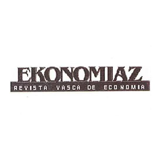 EKONOMIAZ REVISTA VASCA DE ECONOMÍA