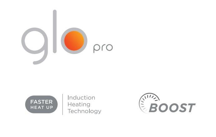 glo pro FASTER HEAT UP INDUCTION HEATING TECHNOLOGY BOOST