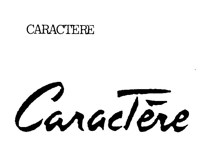 Caractere