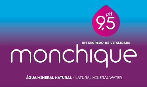 MONCHIQUE UM SEGREDO DE VITALIDADE ÁGUA MINERAL NATURAL NATURAL MINERAL WATER PH 9,5