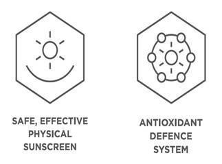 SAFE, EFFECTIVE PHYSICAL SUNSCREEN - ANTIOXIDANT DEFENCE SYSTEM