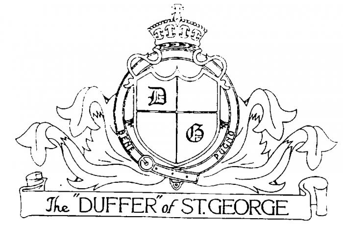 The DUFFER of ST.GEORGE