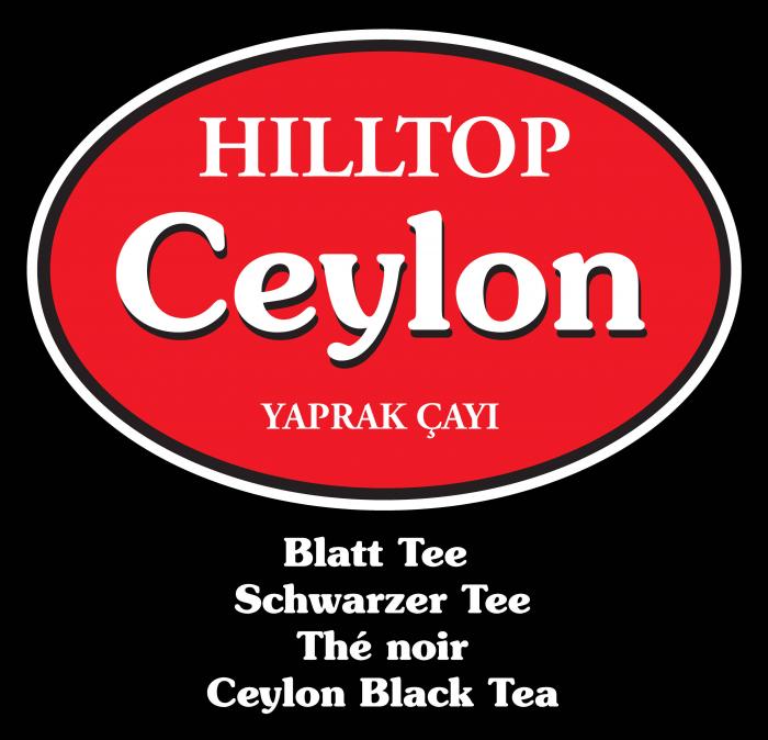 HILLTOP CEYLON YAPRAK ÇAYI Blatt Tee Schwarzer Tee Thé noir Ceylon Black Tea