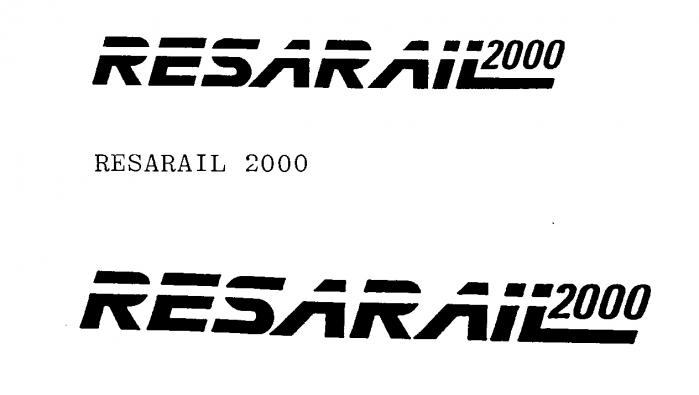 RESARAIL 2000