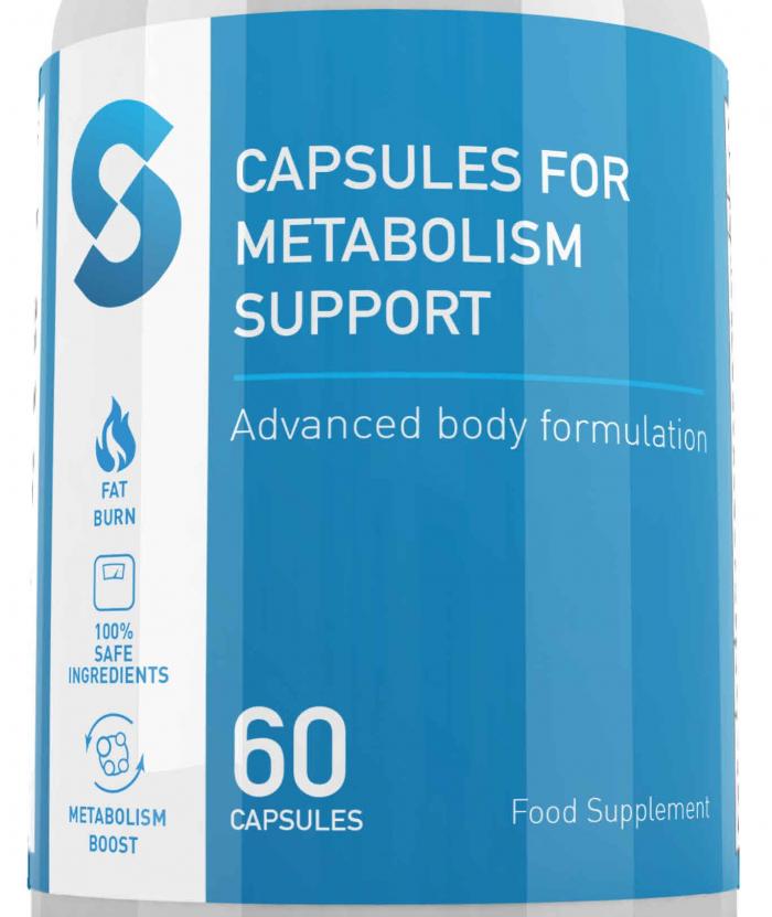 Capsules For Metabolism Support Advanced Body Formulation 60 Capsules Food Supplement