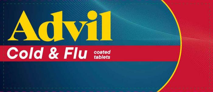 ADVIL - COLD & FLU COATED TABLETS -