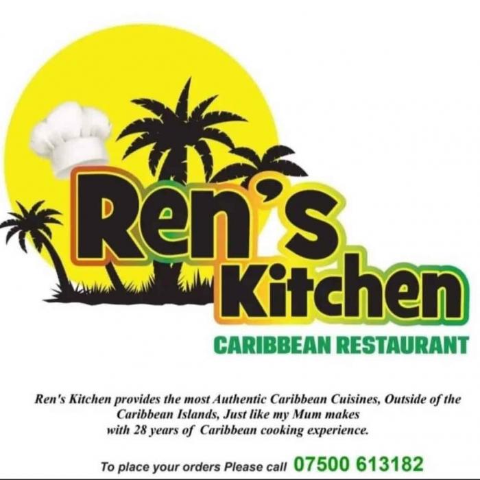 REN'S KITCHEN CARIBBEAN RESTAURANT REN'S KITCHEN PROVIDES THE MOST AUTHENTIC CARIBBEAN CUISINES, OUTSIDE OF THE CARIBBEAN ISLANDS, JUST LIKE MY MUM MAKES WITH 28 YEARS OF CARIBBEAN COOKING EXPERIENCE. TO PLACE YOUR ORDERS PLEASE CALL 07500 613182