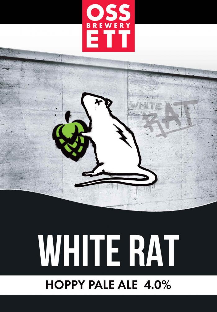 OSS BREWERY ETT WHITE RAT WHITE RAT HOPPY PALE ALE 4.0%