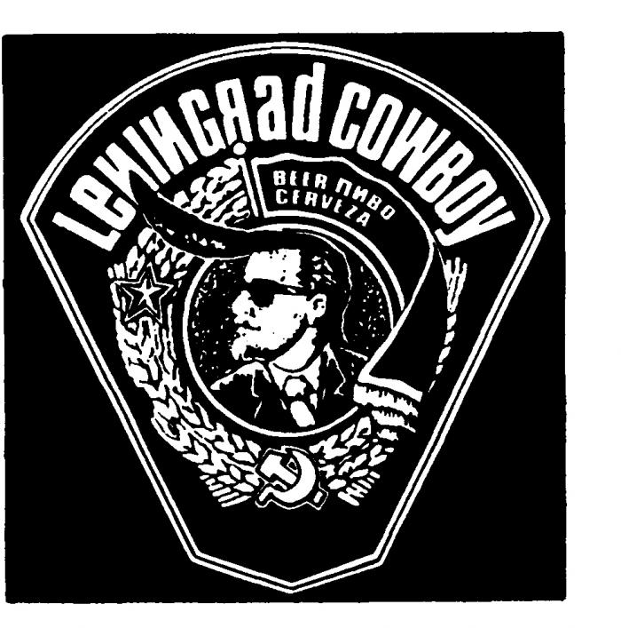 Leningrad cowboy BEER CERVEZA