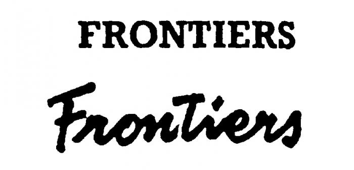 FRONTIERS