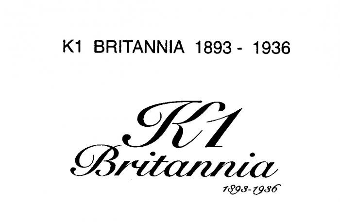 K1 Britannia 1893-1936