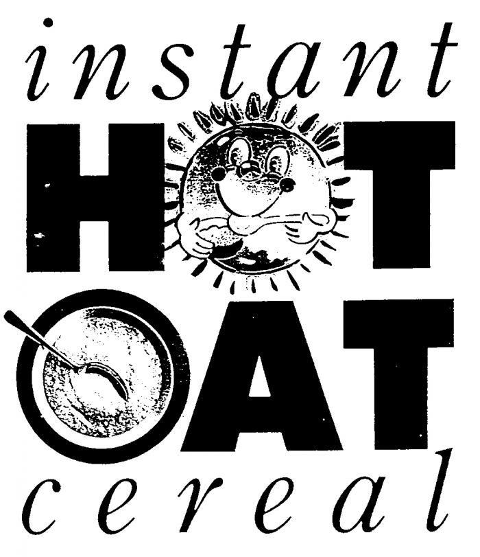 instant HOT OAT cereal