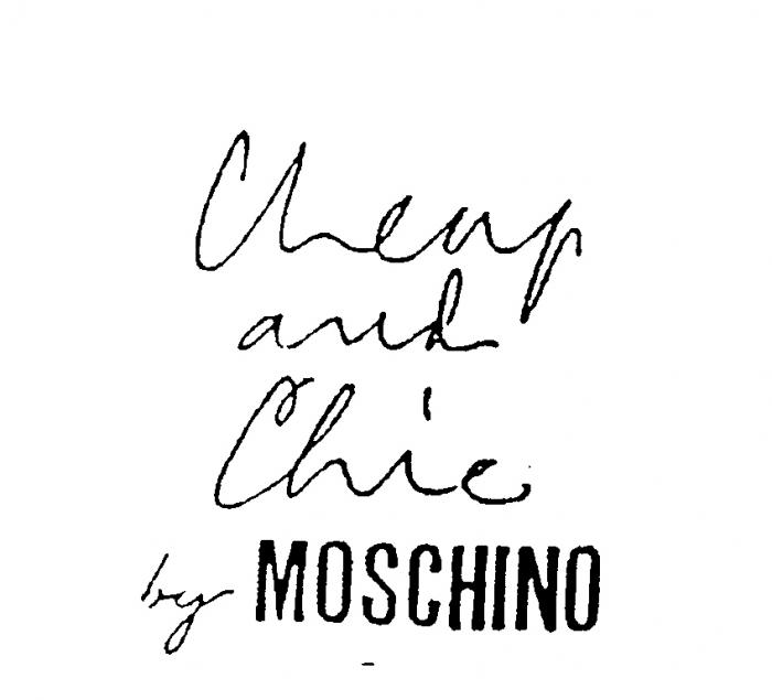 Cheap and Chic by MOSCHINO