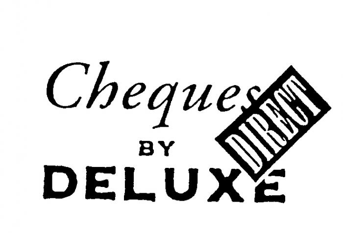 Cheques DIRECT BY DELUXE