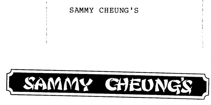 SAMMY CHEUNG'S