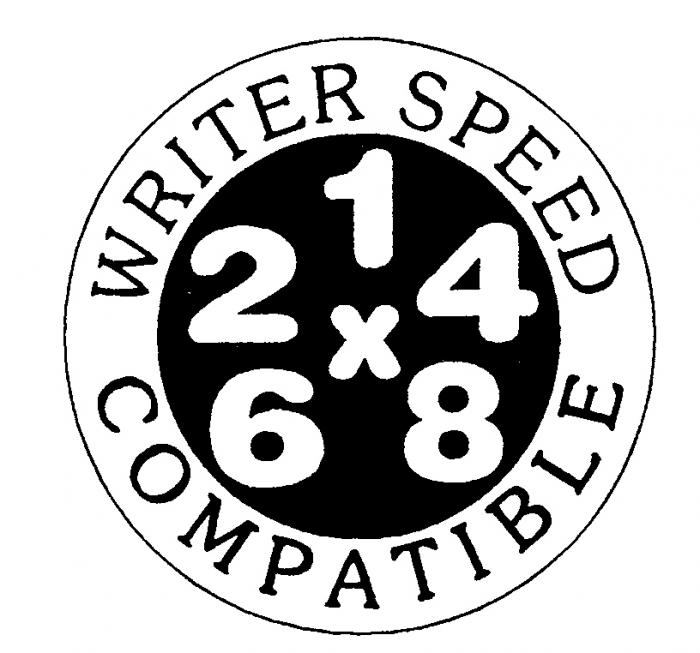 WRITER SPEED COMPATIBLE 2 1 4 6 8 x