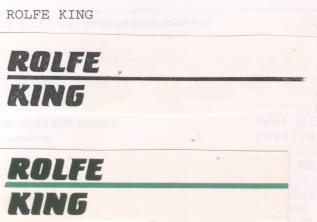 ROLFE KING