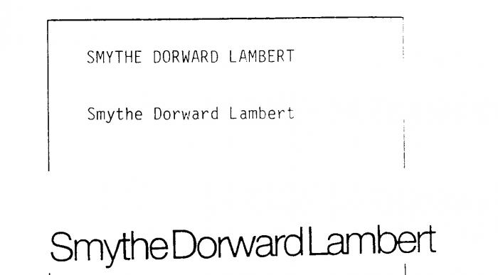 Smythe Dorward Lambert