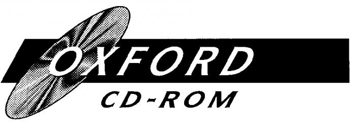 OXFORD CD-ROM