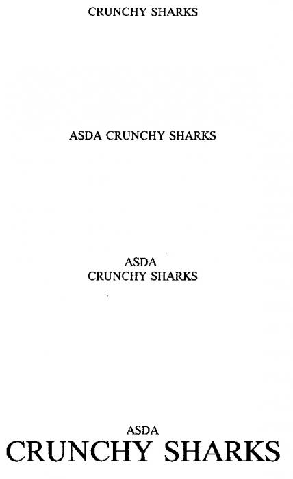 ASDA CRUNCHY SHARKS