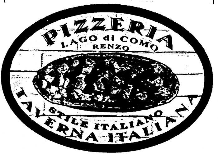 PIZZERIA LAGO di COMO RENZO STILE ITALIANO TAVERNA ITALIANA