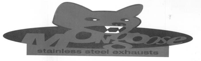 MONgoose stainless steel exhausts