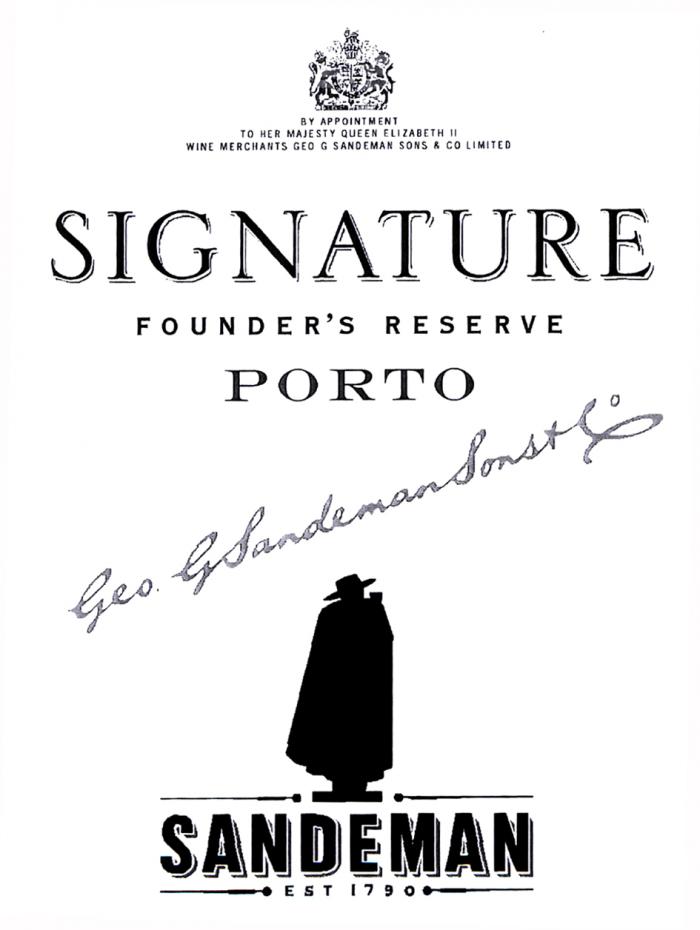 SANDEMAN SIGNATURE FOUNDER'S RESERVE PORTO