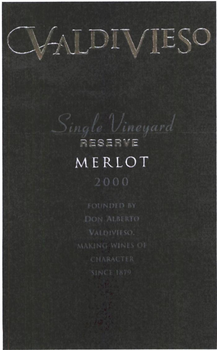 VALDIVIESO RESERVE MERLOT