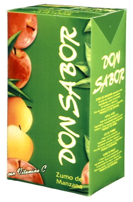 DON SABOR Zumo de Manzana con Vitamina C DON SABOR