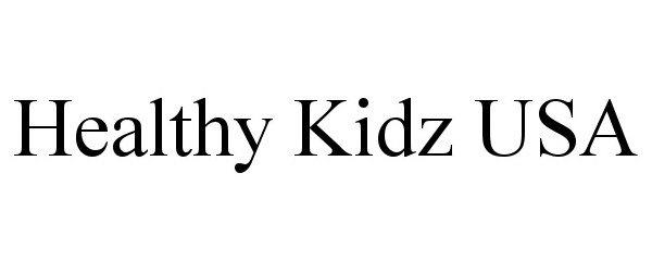 HEALTHY KIDZ USA