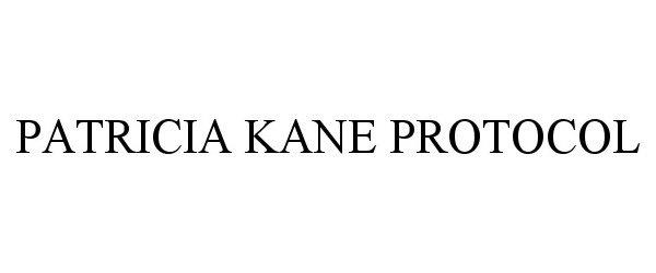 PATRICIA KANE PROTOCOL