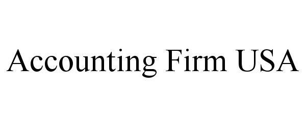 ACCOUNTING FIRM USA