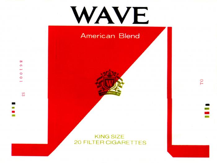 smooth & tasty WAVE 20 FILTER CIGARETTES