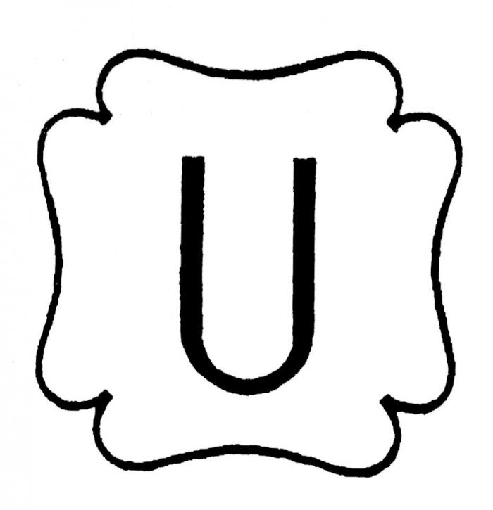 U