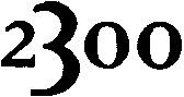 2300